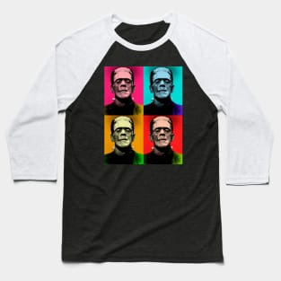 Frankenstein pop art Baseball T-Shirt